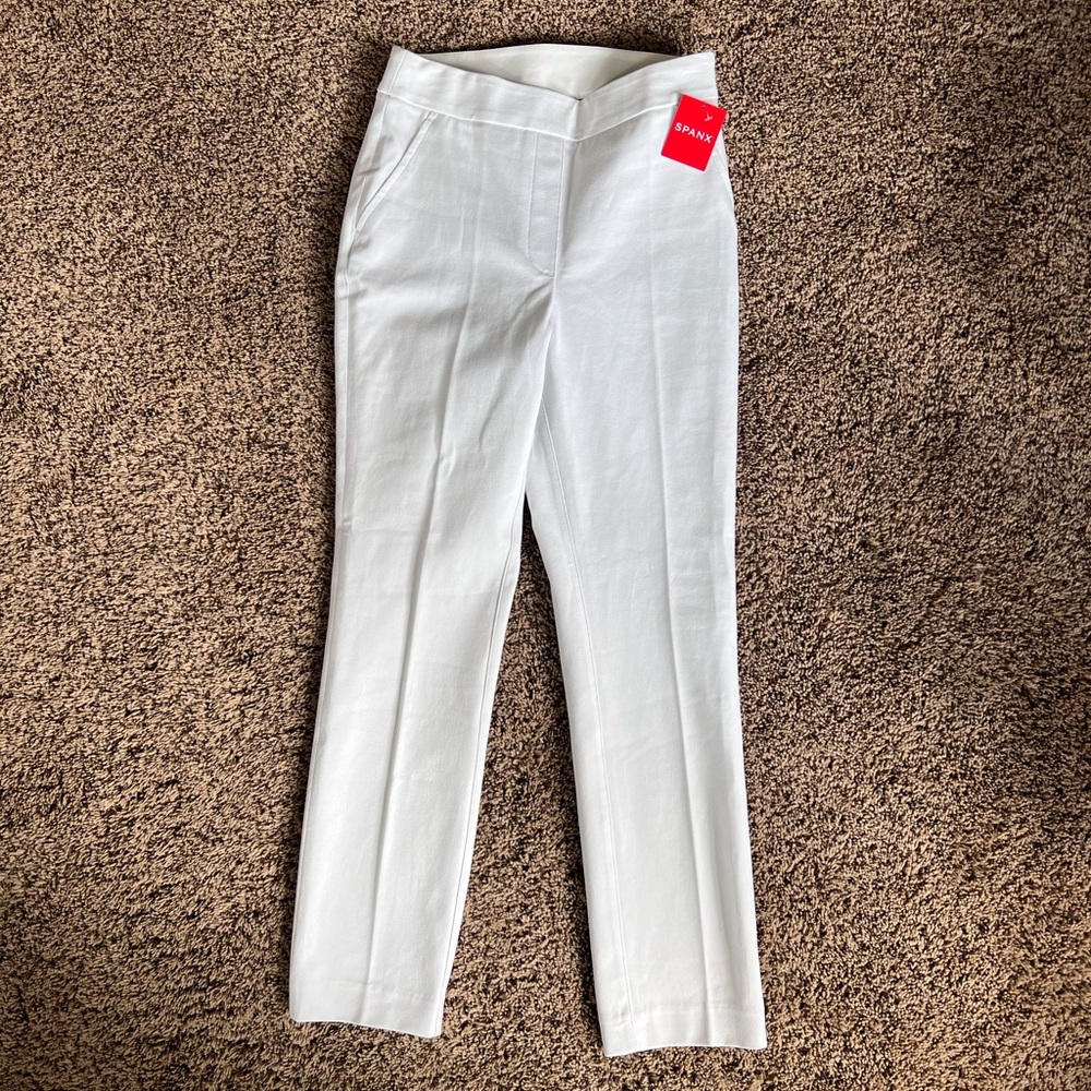 Spanx Slim Straight Pant Classic White XS